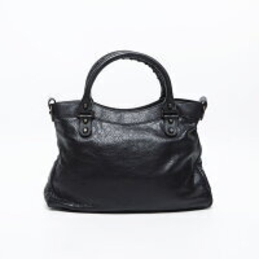 Balenciaga Town Leather Shoulder Bag Black - Picture 3 of 13